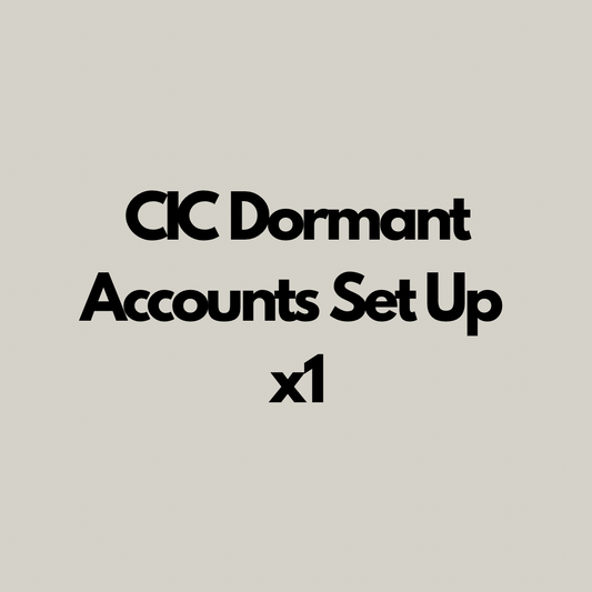 Dormant Account Set Up